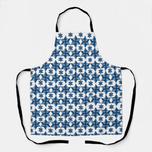 Delantal Blue Starburst Apron