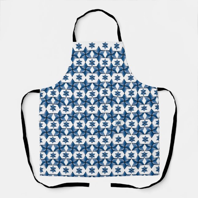 Delantal Blue Starburst Apron (Anverso)