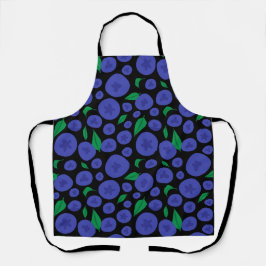 Delantal Blueberries Seamless Pattern