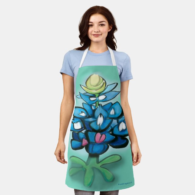 Delantal Bluebonnet (Gastado)