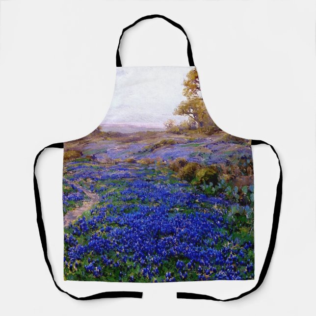 Delantal Bluebonnets en Twilight, al norte de San Antonio (Anverso)