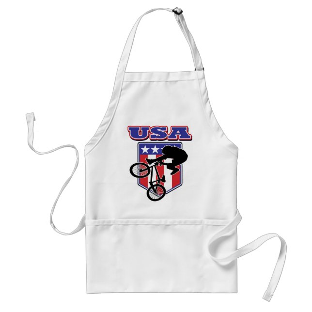 Delantal BMX Biker de USA (Frente)