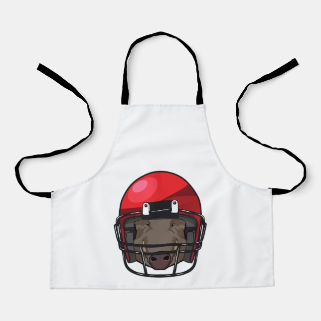 Delantal Boar en deportes de fútbol (Anverso)