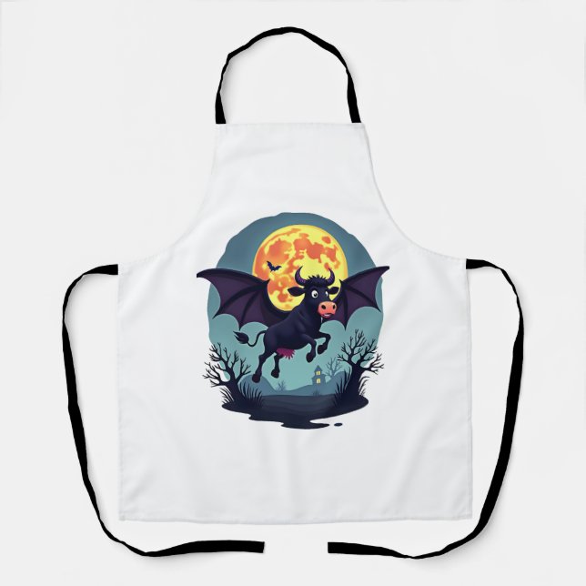 Delantal Boat Cow a medianoche (Anverso)