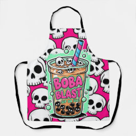 Delantal Boba Blast – ¡Bebe o Muere!