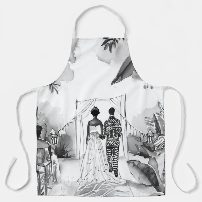 Delantal Boda africano (Anverso)