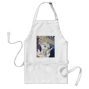 Delantal Boda de la Vintage, Novia de Arte Moderno de Media