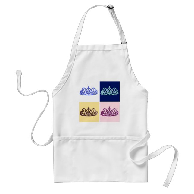 Delantal Boda Real/Tiaras (Frente)