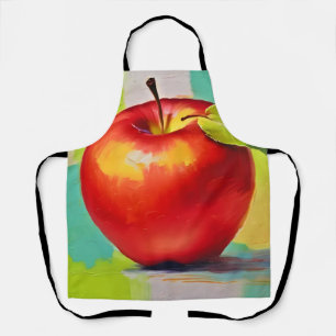 Delantal Bodegón de Manzana Vibrante
