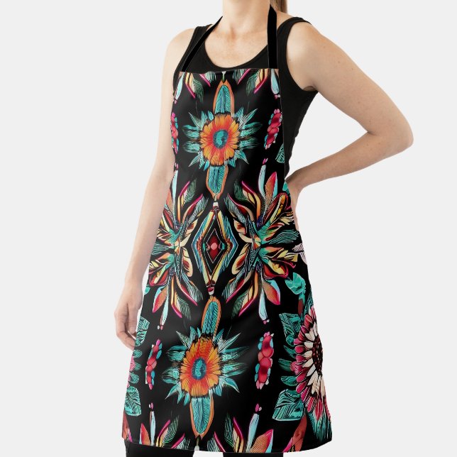 Delantal Bohemain nativo americano (in situ)