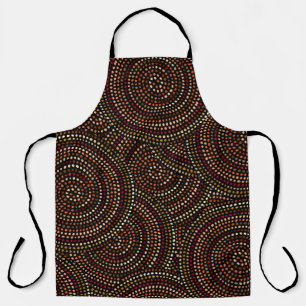 Delantal Boho Africano: Arte Tribal Sin Marea.