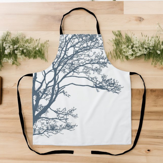 Delantal Boho de árbol único azul (Subido por el creador)