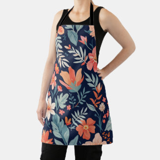 Delantal Boho Garden Whimsy - Apron de cocina con motivos f