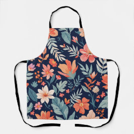 Delantal Boho Garden Whimsy - Apron de cocina con motivos f