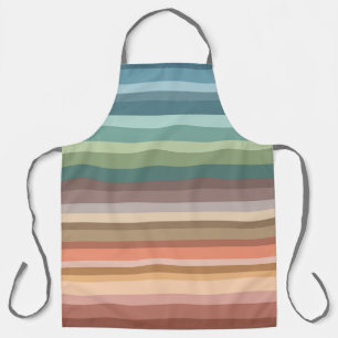 Delantal Boho Modern Chic Rayas 