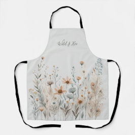 Delantal Boho Wildflower