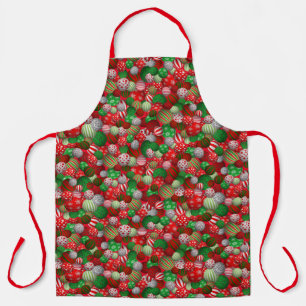 Delantal Bolas de Navidad