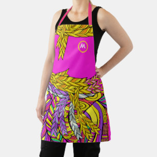 Delantal BOLD BOHO BRAID Design versión 2 Apron