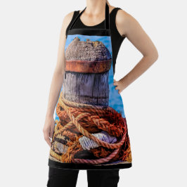 Delantal Bollard de amarre antiguo