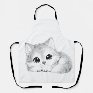 Delantal Bolsa de Estadio Transparente con Cachorro de Lobo