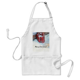 Delantal Bolsa de Santa Claus en la nieve