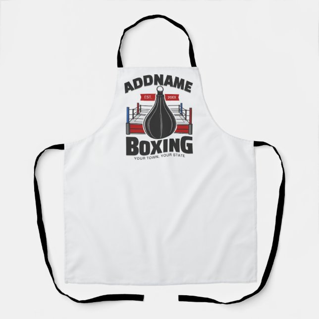 Delantal Bolsa de velocidad del gimnasio Boxer Ring ADD NAM (Anverso)