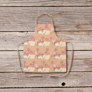 Delantal Bolsas de bollería, panecillos de canela y melocot
