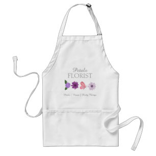 Delantal Bolsillos de Branding de Negocio de Floristería Bo