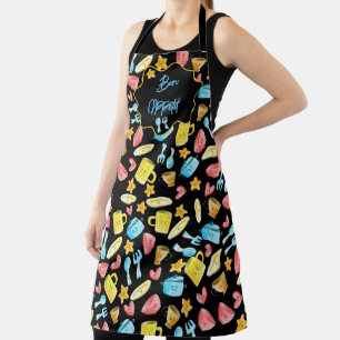 Delantal  Bon Appétit con Utensilios de cocina