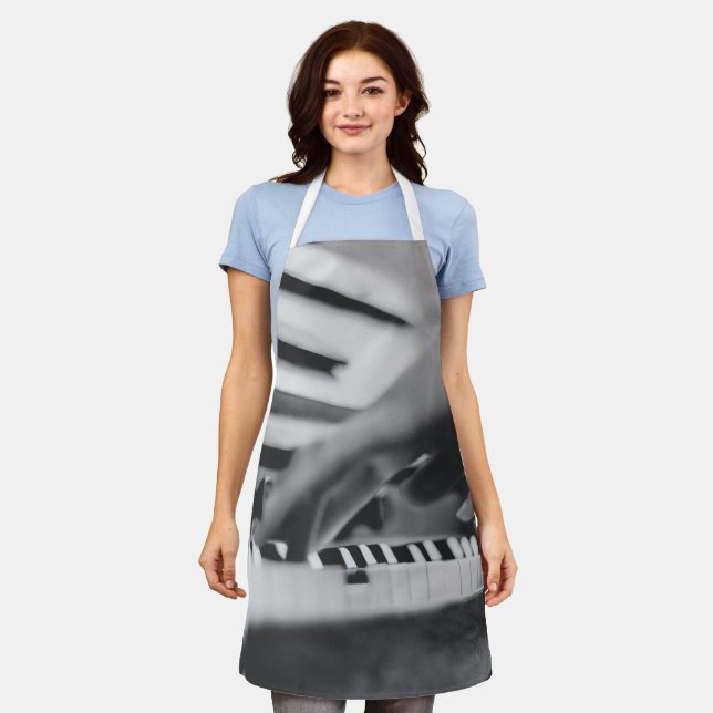 Delantal Bonita obra de piano (Gastado)