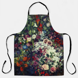 Delantal Bonito Bouquet de flores en una bolsa