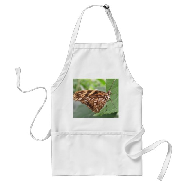 Delantal Bonito Brown Butterfly Apron (Frente)