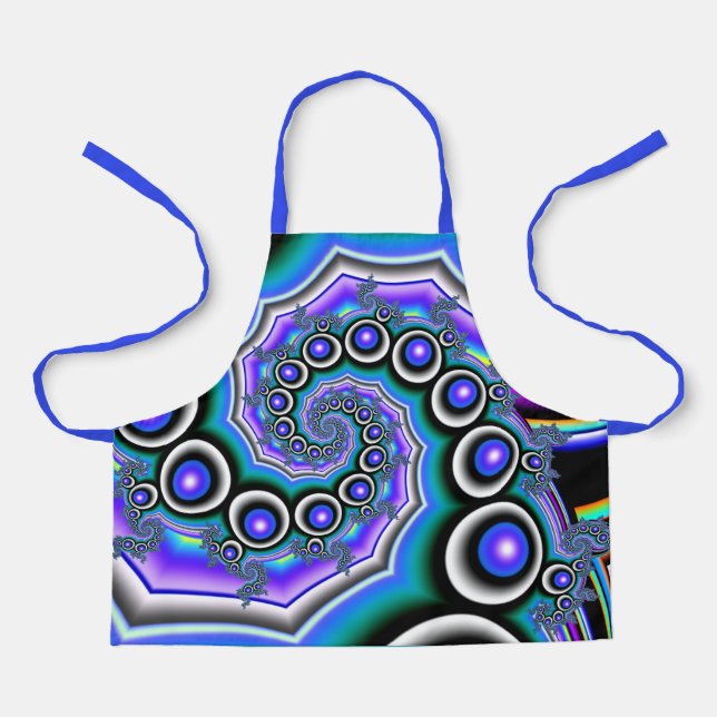 Delantal Bonito Fractal Pearls (Anverso)