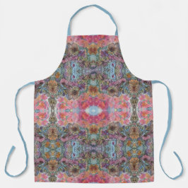 Delantal Bonito Moda Flor Jardín acuático Pintado