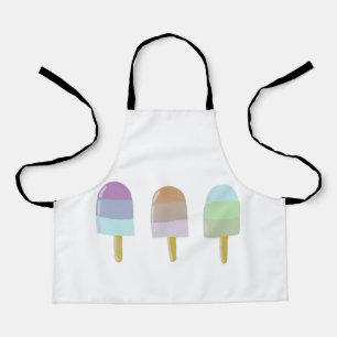 Delantal Bonito Pastel Popsicle Ilustracion Niños
