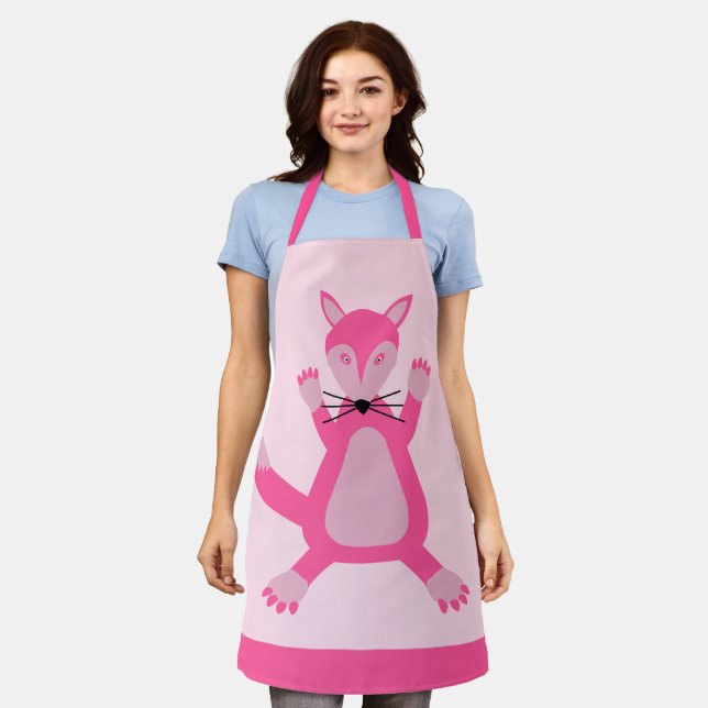 Delantal Bonito Pink Baby Fox (Gastado)