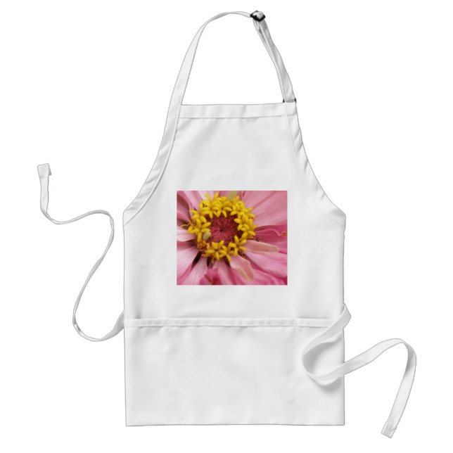 Delantal Bonito Rosa Zinnia Apron (Frente)