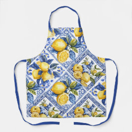 Delantal Bonito Talavera Tile Impresión de todo sobre légon