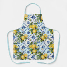 Bonito Talavera Tile Lemons de impresión de todo t