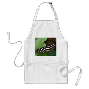 Delantal Bonito Zebra Longwing Butterfly Apron
