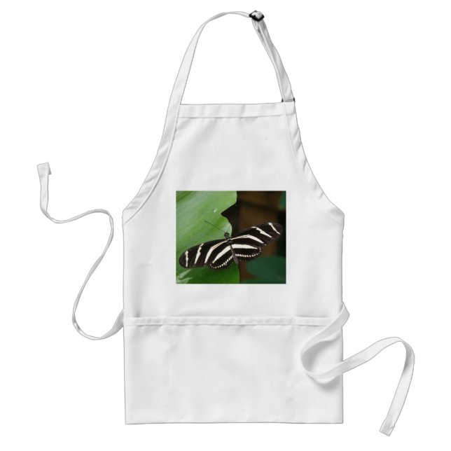 Delantal Bonito Zebra Longwing Butterfly Apron (Frente)