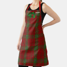 Delantal Bonitos Navidades Holiday Hostess Apron Nombre per