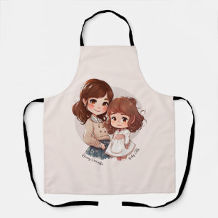 Delantal Bono de mamá y hija Adorable (4)