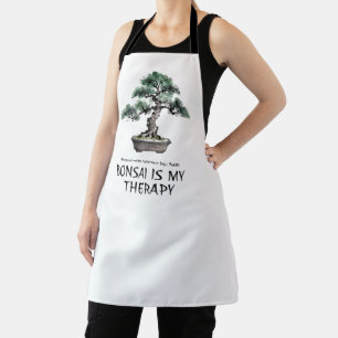 Delantal Bonsai es mi terapia divertida cita para amantes d