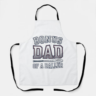 Delantal Bonus Papá de un diseño de camiseta deportiva vint