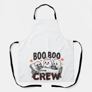 Delantal Boo Boo Crew Divertida Enfermera de Halloween Fant