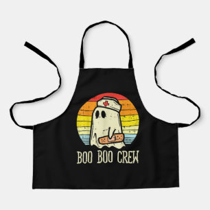 Delantal Boo Boo Crew Enfermera Halloween Para Enfermeras