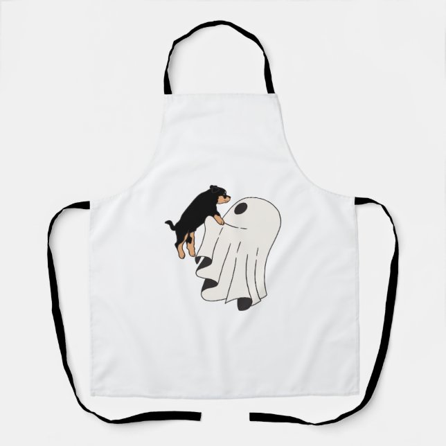 Delantal Boo Dog Halloween Dog Spooki (Anverso)