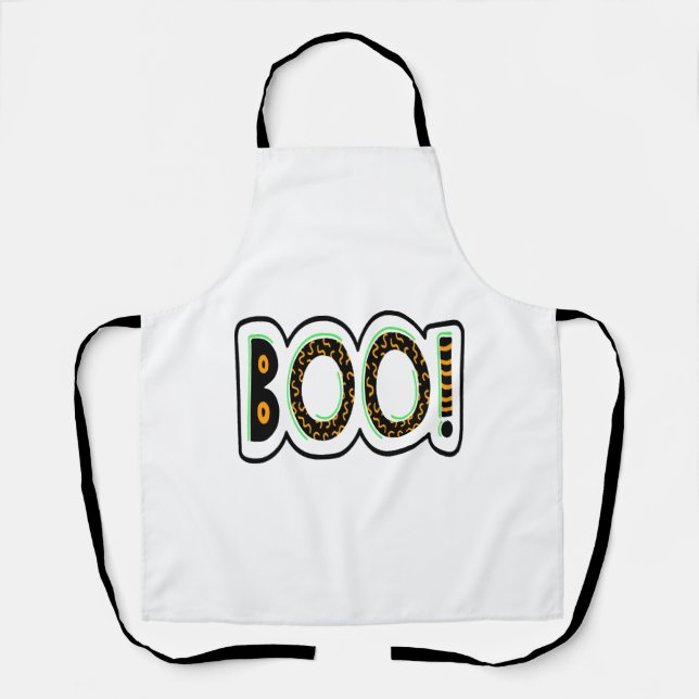 Delantal BOO Halloween (Anverso)