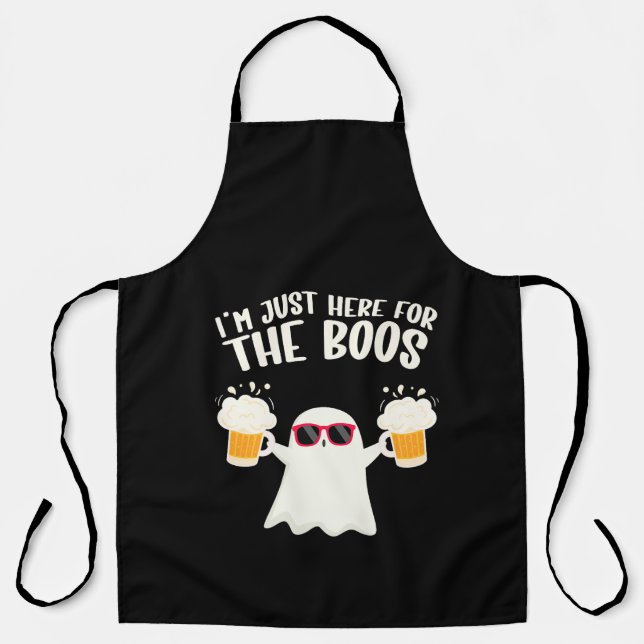 Delantal Boos Beer Tipsy Ghost Adultos (Anverso)